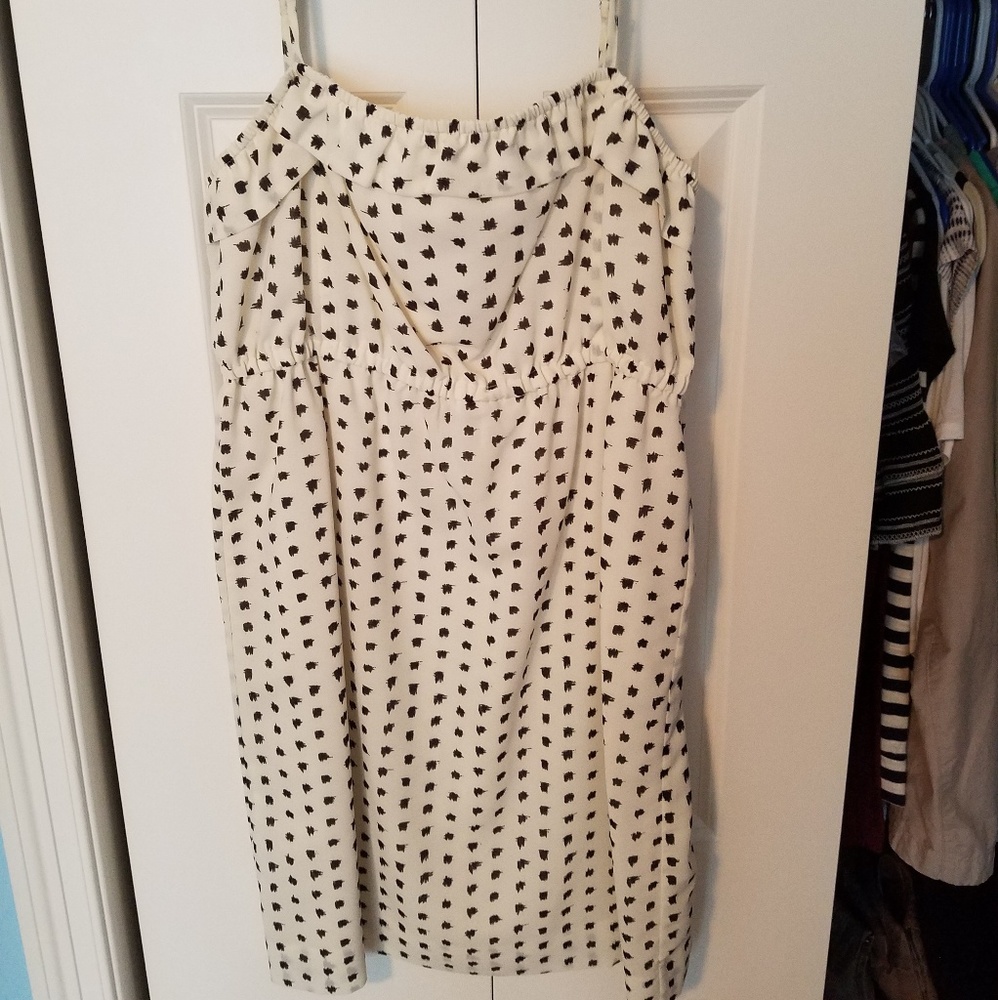 White and black sundress